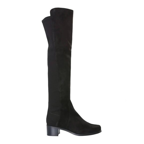 Stuart Weitzman "Reserve" Black Suede Over the Knee Boot, size 6.5 - Picture 1 of 7